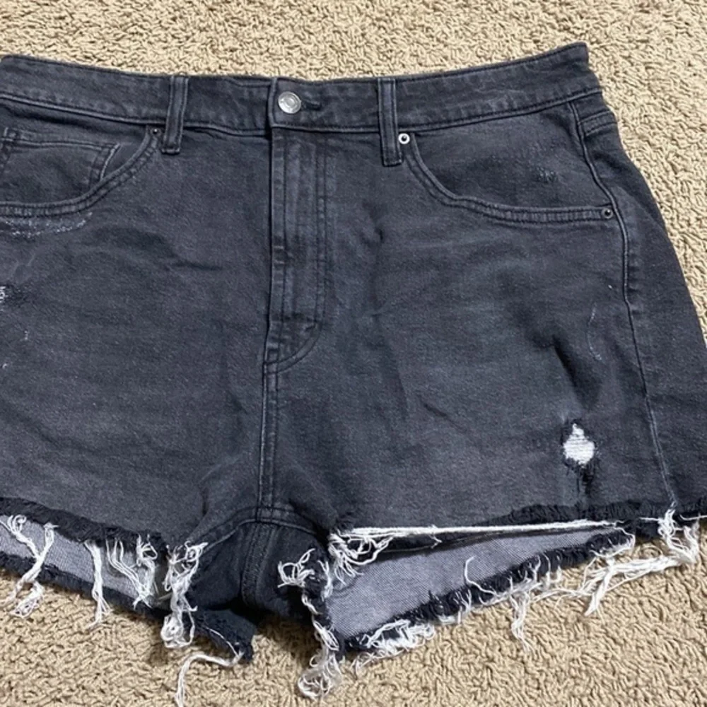 Wild Fable‎ Highest Rise Mom Shorts Black Size 14